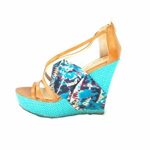 💙 Host Pick 💋Multi-colored Wedges (5.5" heel)